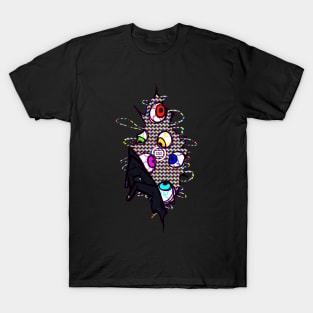 Glitch Hand and Eyes Bursting Out T-Shirt